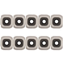 10 PCS Camera Lens Cover for Galaxy S6 / G920F(Gold)