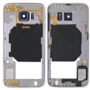 Back Plate Housing Camera Lens Panel with Side Keys and Speaker Ringer Buzzer for Galaxy S6 / G920F(Grey)