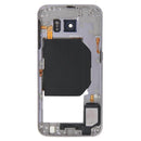 Back Plate Housing Camera Lens Panel with Side Keys and Speaker Ringer Buzzer for Galaxy S6 / G920F(Grey)