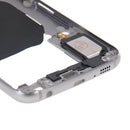 Back Plate Housing Camera Lens Panel with Side Keys and Speaker Ringer Buzzer for Galaxy S6 / G920F(Grey)