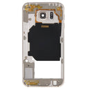 Back Plate Housing Camera Lens Panel with Side Keys and Speaker Ringer Buzzer for Galaxy S6 / G920F(Gold)