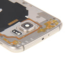 Back Plate Housing Camera Lens Panel with Side Keys and Speaker Ringer Buzzer for Galaxy S6 / G920F(Gold)