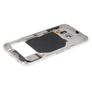 Back Plate Housing Camera Lens Panel with Side Keys and Speaker Ringer Buzzer for Galaxy S6 / G920F(White)