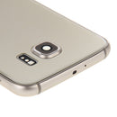 Full Housing Cover (Back Plate Housing Camera Lens Panel + Battery Back Cover ) for Galaxy S6 / G920F(Gold)