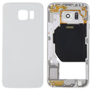Full Housing Cover (Back Plate Housing Camera Lens Panel + Battery Back Cover ) for Galaxy S6 / G920F(White)