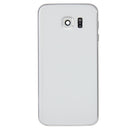 Full Housing Cover (Back Plate Housing Camera Lens Panel + Battery Back Cover ) for Galaxy S6 / G920F(White)