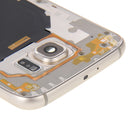 Full Housing Cover (Front Housing LCD Frame Bezel Plate + Back Plate Housing Camera Lens Panel ) for Galaxy S6 / G920F(Gold)