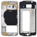 Full Housing Cover (Front Housing LCD Frame Bezel Plate + Back Plate Housing Camera Lens Panel ) for Galaxy S6 / G920F(White)
