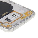 Full Housing Cover (Front Housing LCD Frame Bezel Plate + Back Plate Housing Camera Lens Panel ) for Galaxy S6 / G920F(White)