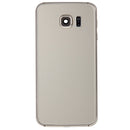 Full Housing Cover (Front Housing LCD Frame Bezel Plate + Back Plate Housing Camera Lens Panel + Battery Back Cover ) for Galaxy S6 / G920F(Gold)