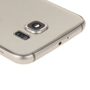 Full Housing Cover (Front Housing LCD Frame Bezel Plate + Back Plate Housing Camera Lens Panel + Battery Back Cover ) for Galaxy S6 / G920F(Gold)
