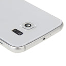 Full Housing Cover (Front Housing LCD Frame Bezel Plate + Back Plate Housing Camera Lens Panel + Battery Back Cover ) for Galaxy S6 / G920F(White)