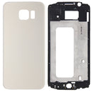 Full Housing Cover (Front Housing LCD Frame Bezel Plate + Battery Back Cover ) for Galaxy S6 / G920F(Gold)