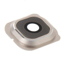 10 PCS Camera Lens Cover with Sticker for Galaxy S6 Edge / G925(Gold)