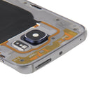 Back Plate Housing Camera Lens Panel with Side Keys and Speaker Ringer Buzzer for Galaxy S6 Edge / G925(Grey)
