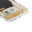 Back Plate Housing Camera Lens Panel with Side Keys and Speaker Ringer Buzzer for Galaxy S6 Edge / G925(Silver)