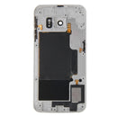 Full Housing Cover (Back Plate Housing Camera Lens Panel + Battery Back Cover ) for Galaxy S6 Edge / G925(White)