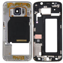 Full Housing Cover (Front Housing LCD Frame Bezel Plate + Back Plate Housing Camera Lens Panel ) for Galaxy S6 Edge / G925(Grey)