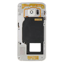 Full Housing Cover (Front Housing LCD Frame Bezel Plate + Back Plate Housing Camera Lens Panel ) for Galaxy S6 Edge / G925(Silver)