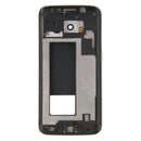 Full Housing Cover (Front Housing LCD Frame Bezel Plate + Back Plate Housing Camera Lens Panel ) for Galaxy S6 Edge / G925(Silver)