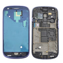 Front Housing LCD Frame Bezel Plate for Galaxy SIII mini / i8190(Dark Blue)