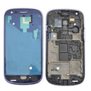 Front Housing LCD Frame Bezel Plate for Galaxy SIII mini / i8190(Dark Blue)