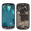 Front Housing LCD Frame Bezel Plate for Galaxy SIII mini / i8190(Silver)