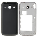 Full Housing Cover (Middle Frame Bezel + Battery Back Cover) for Galaxy Core Plus / G350(Black)
