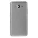 Full Housing Cover (Middle Frame Bezel + Battery Back Cover) + Home Button for Galaxy Grand Prime / G530 (Dual SIM Card Version)(Grey)