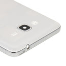 Full Housing Cover (Middle Frame Bezel + Battery Back Cover) + Home Button for Galaxy Grand Prime / G530 (Dual SIM Card Version)(White)
