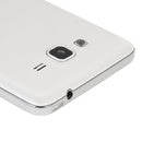 Full Housing Cover (Front Housing LCD Frame Bezel Plate + Middle Frame Bezel + Battery Back Cover) + Home Button for Galaxy Grand Prime / G530 (Dual SIM Card Version)(White)