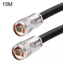 N Male to N Male Cable, Length: 15m(Black)