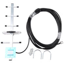 824-960MHZ GSM Yagi Antenna 12 dBi N Male Connector, Cable Length: 10m