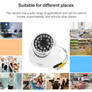 1 / 3 inch SONY 650TVL 3.6mm Fixed Lens IR & Waterproof Color Dome CCD Video Camera, IR Distance: 30m