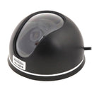 3.6mm CMOS Lens Waterproof Color Dome CCD Video Camera(Black)