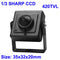 1/3 SHARP Color 420TVL Mini CCD Camera, Mini Pin Hole Lens Camera, Size: 35 x 32 x 20mm