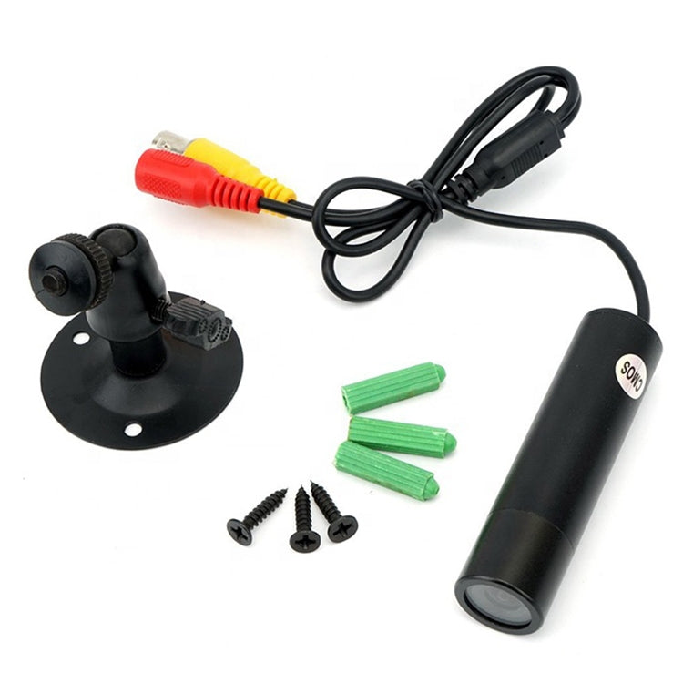 1/3 CMOS Color 380TVL Mini Waterproof Camera(Black)