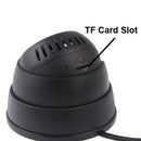 USB Motion Detection Night Vision Home Security DVR Dome Camera with TF Card Slot, Support Loop Recording / Simultaneous Recording / Clock Adjustment(Black)