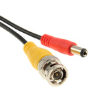CCTV Safety Camera Power Video Cable, Length: 20m(Black)