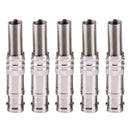 5 PCS Straight Female BNC Connector for DVR / Cable