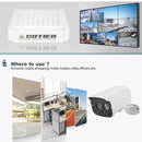 COTIER N4B7-Mini/L 4 Ch 720P 1.0 Mega Pixel IP Camera NVR Kit, Support Night Vision / Motion Detection, IR Distance: 20m