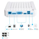 COTIER N4B7-Mini/L 4 Ch 720P 1.0 Mega Pixel IP Camera NVR Kit, Support Night Vision / Motion Detection, IR Distance: 20m