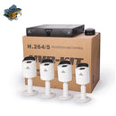 COTIER N4B3M 4Ch 720P P2P ONVIF 1.0 Mega Pixel IP Camera NVR Kit, Support Night Vision / Motion Detection, IR Distance: 20m