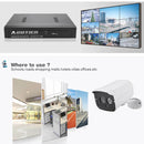 COTIER N4B7MPoe 4Ch 720P P2P ONVIF 1.0 Mega Pixel IP Camera NVR Kit, Support Night Vision / Motion Detection, IR Distance: 20m