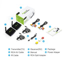 PAT-535 5.8G Wireless AV TV Audio Video Sender Transmitter Receiver(EU Plug)