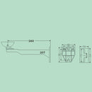 CCD CCTV Camera Aluminum Mounting Bracket, Load-bearing: 10kg (JY-207)