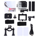 SJ4000 Full HD 1080P 2.0 inch LCD Sports Camcorder DV with Waterproof Case, Generalplus 6624, 30m Depth Waterproof(White)