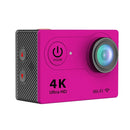 H9 4K Ultra HD1080P 12MP 2 inch LCD Screen WiFi Sports Camera, 170 Degrees Wide Angle Lens, 30m Waterproof(Pink)