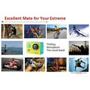H9 4K Ultra HD1080P 12MP 2 inch LCD Screen WiFi Sports Camera, 170 Degrees Wide Angle Lens, 30m Waterproof(White)