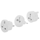All in 1 EU + AU + UK + US Plug Travel Universal Adaptor(White)